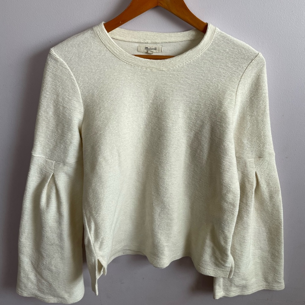 Madewell white/cream women tunic